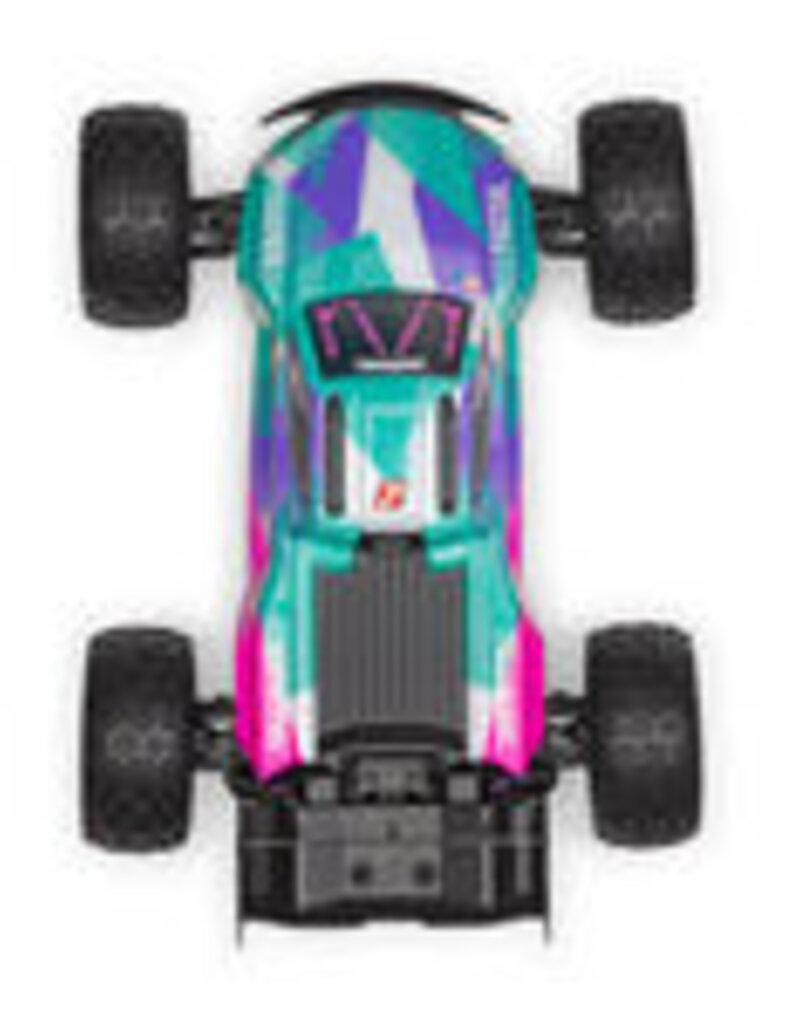 Arrma ARA2508ST2	 1/16 MINI KRATON 3S DSC 4X4 RTR Brushless Speed Truck (3S Battery & Charger Included) , Teal/Pink
