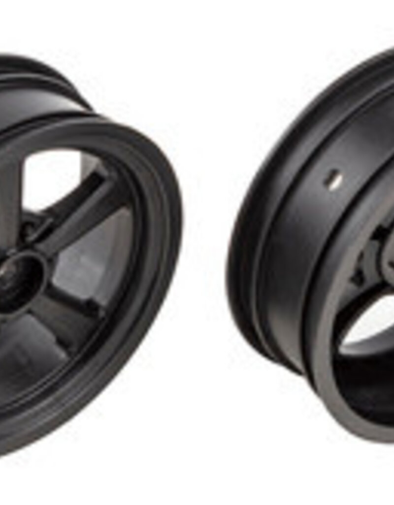 ASC71079	Team Associated DR10 Drag Front Wheels, Black