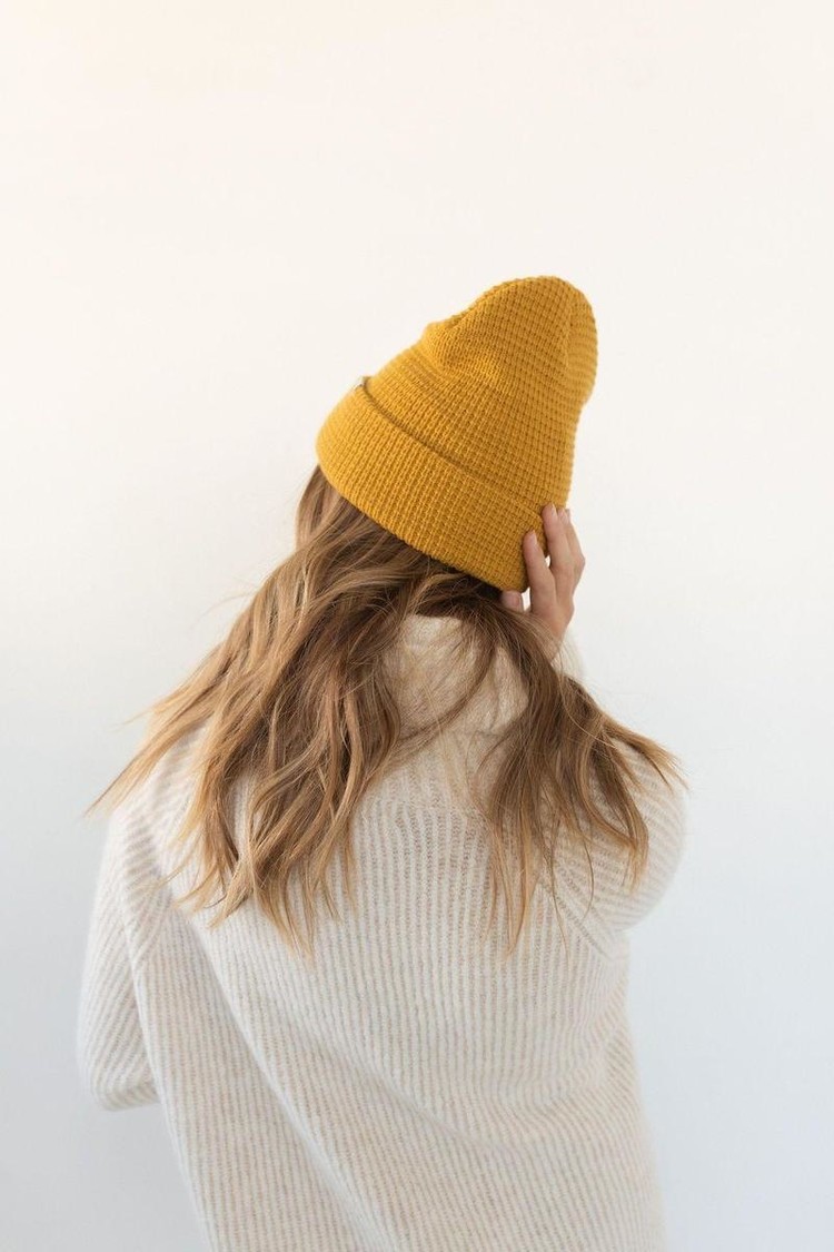 Gigi Pip Marsh Waffle Knit Beanie