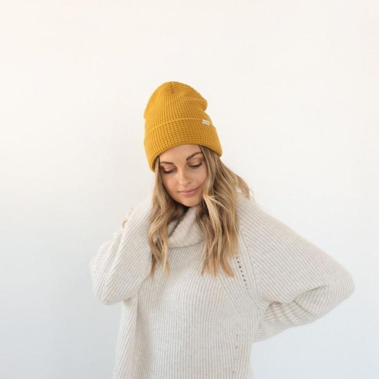 Gigi Pip Marsh Waffle Knit Beanie