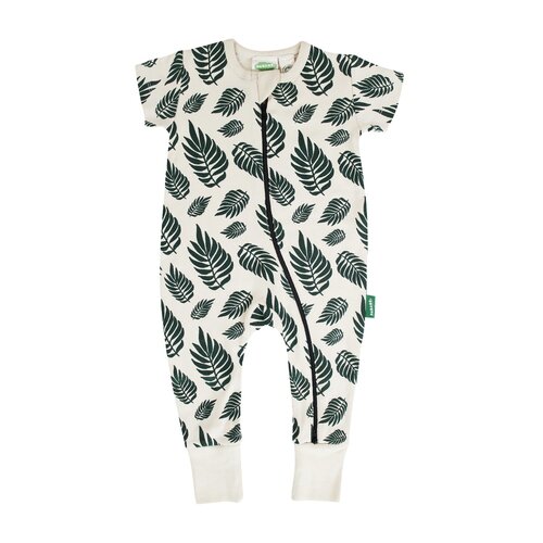 Parade Organics 2-Way Zip Romper Short Sleeve