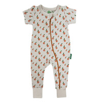 Parade Organics 2-Way Zip Romper Short Sleeve