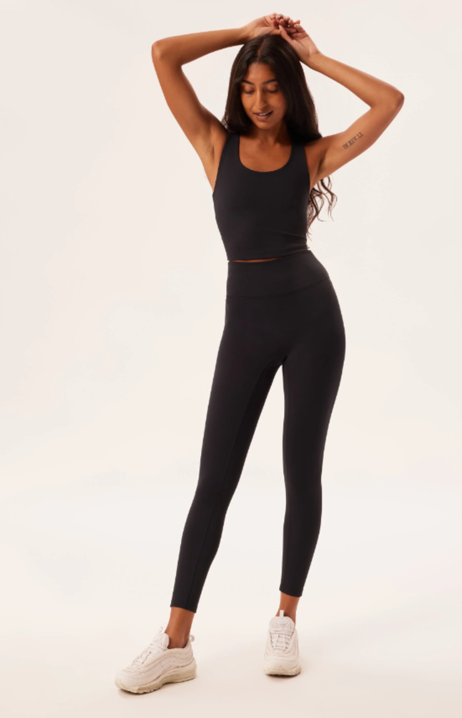 Blue Luxe Sport Leggings by Girlfriend Collective on Sale