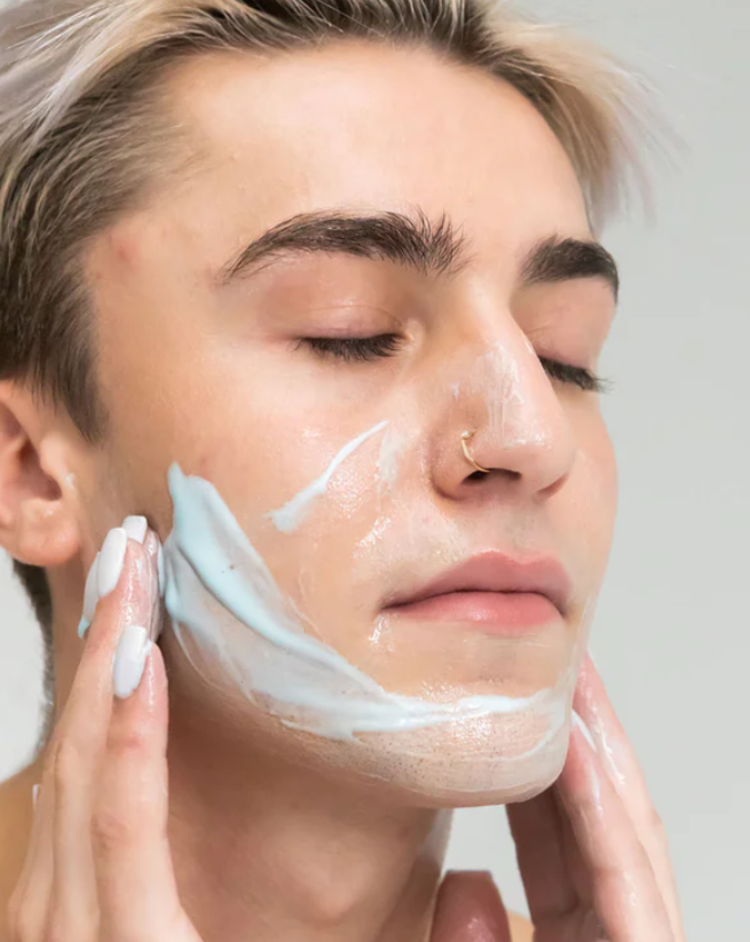 Om Organics Blue Azul Soothing Cleansing Emulsion