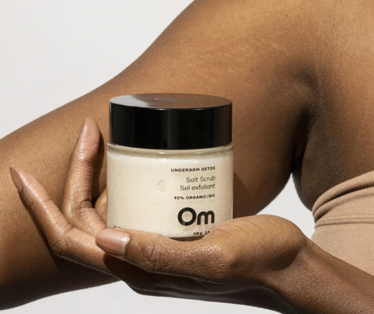 Om Organics Underarm Detox Salt Scrub