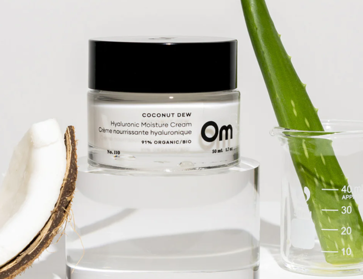 Om Organics Coconut Dew Hyaluronic Cream