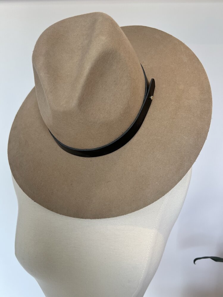 9078 Gigi Pip Fedora Hat *m/l (59cm) with leather band