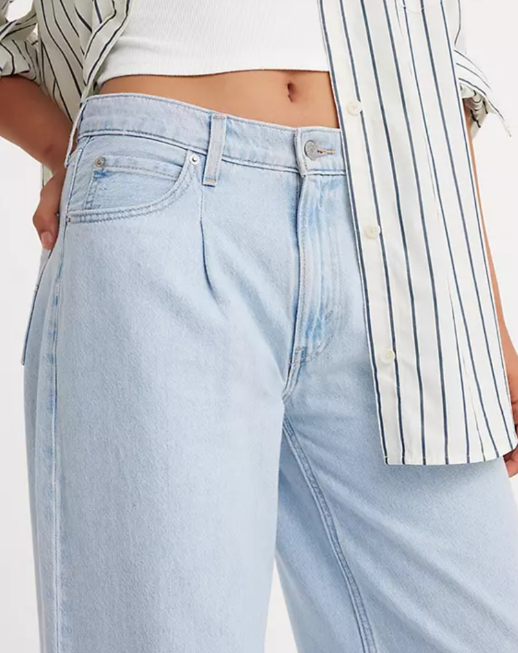 Levi Baggy Dad Wide Leg