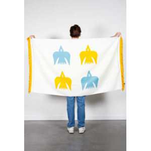 The Birds of a Feather Velour Beach Towel