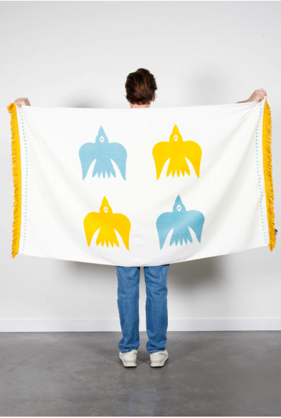 The Birds of a Feather Velour Beach Towel