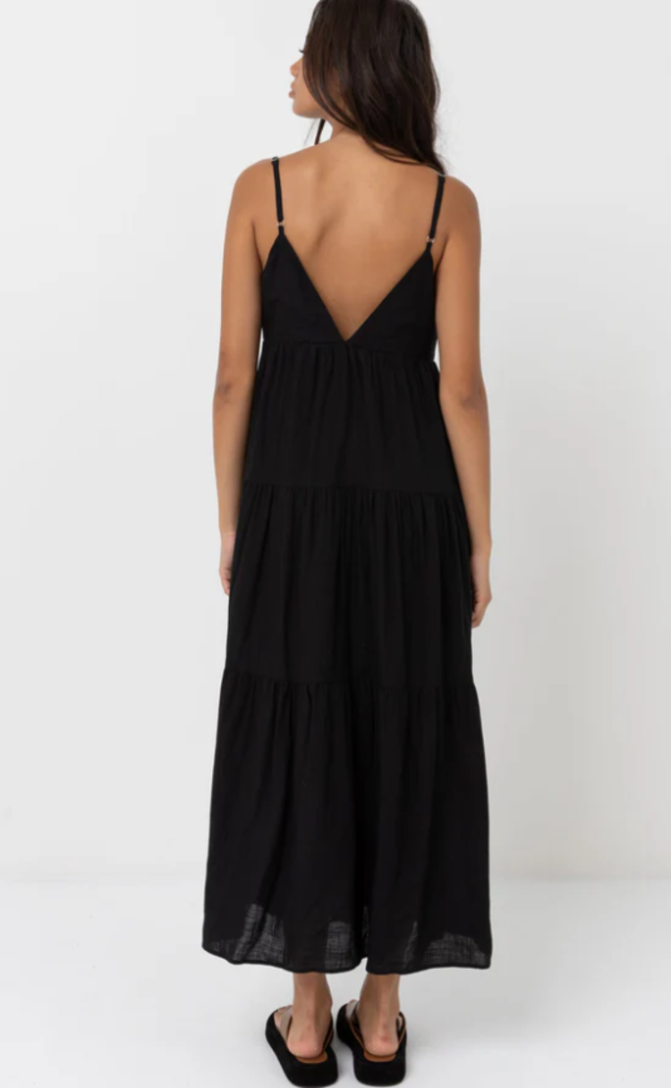 Rhythm Classic Tiered Midi Dress