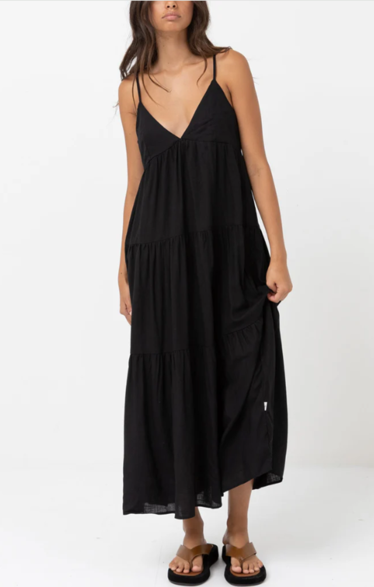 Rhythm Classic Tiered Midi Dress