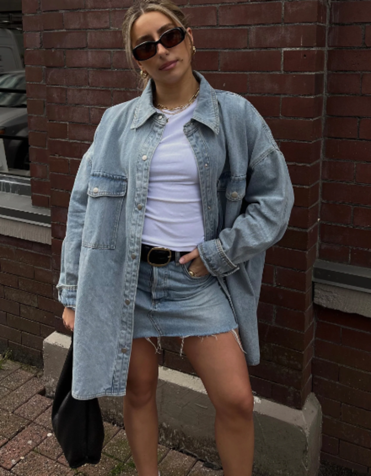 brunette the label Shania Denim Jacket