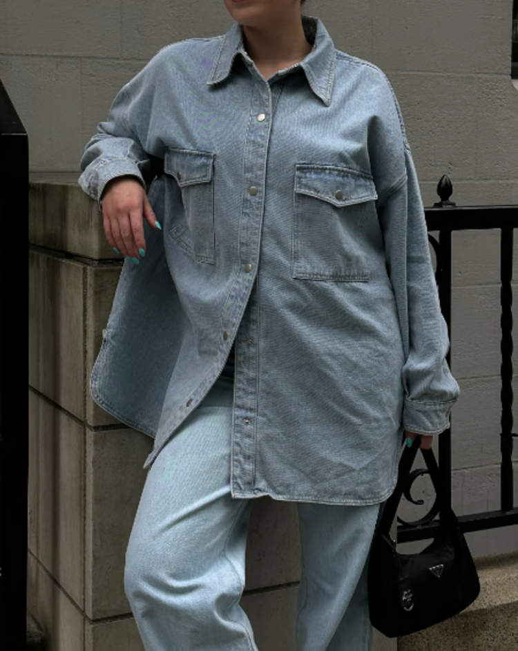 brunette the label Shania Denim Jacket