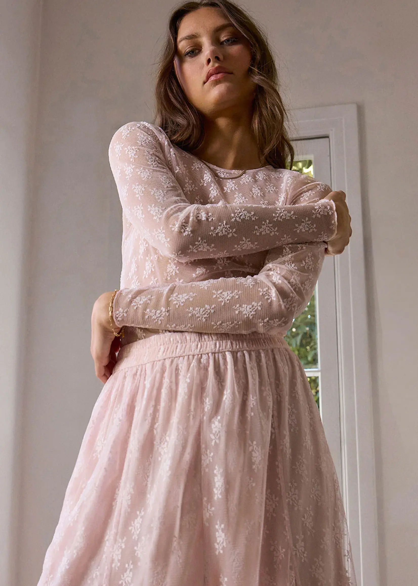 Saltwater Luxe Peony Top