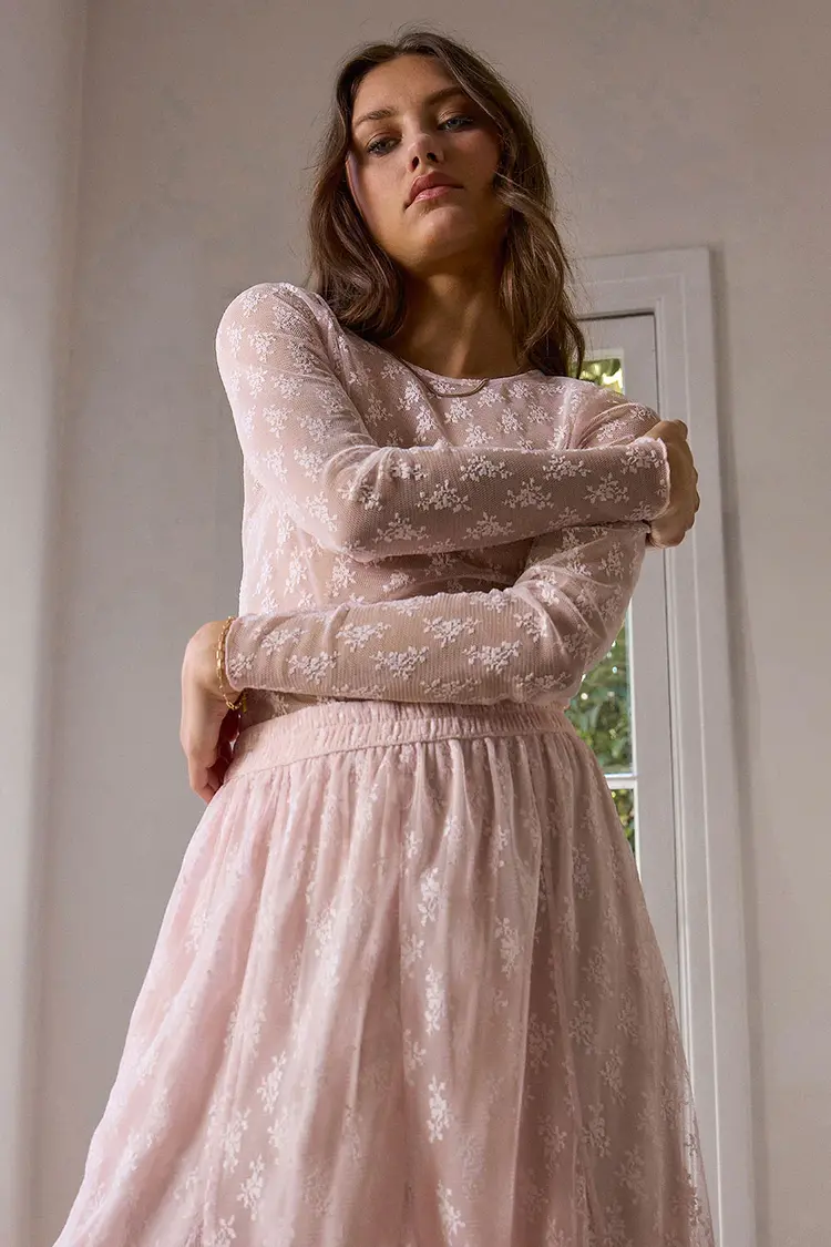 Saltwater Luxe Peony Top