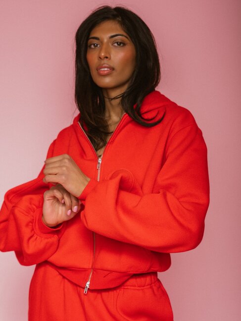 brunette the label Bubble Zip Hoodie