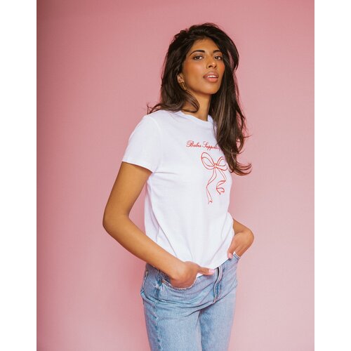 brunette the label BSB Bow Regular Tee