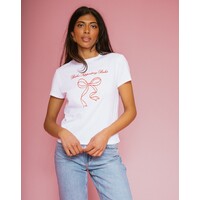 brunette the label BSB Bow Regular Tee