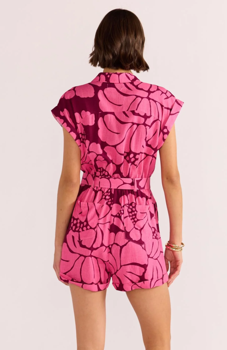 Mink Pink Persephone Belted Playsuit
