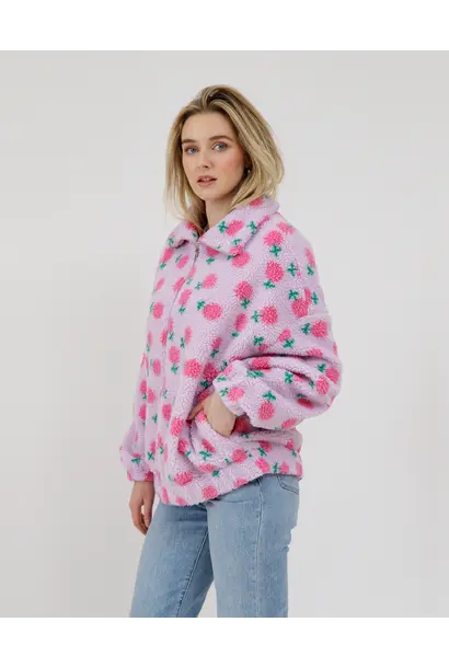 Floral Sherpa Jacket