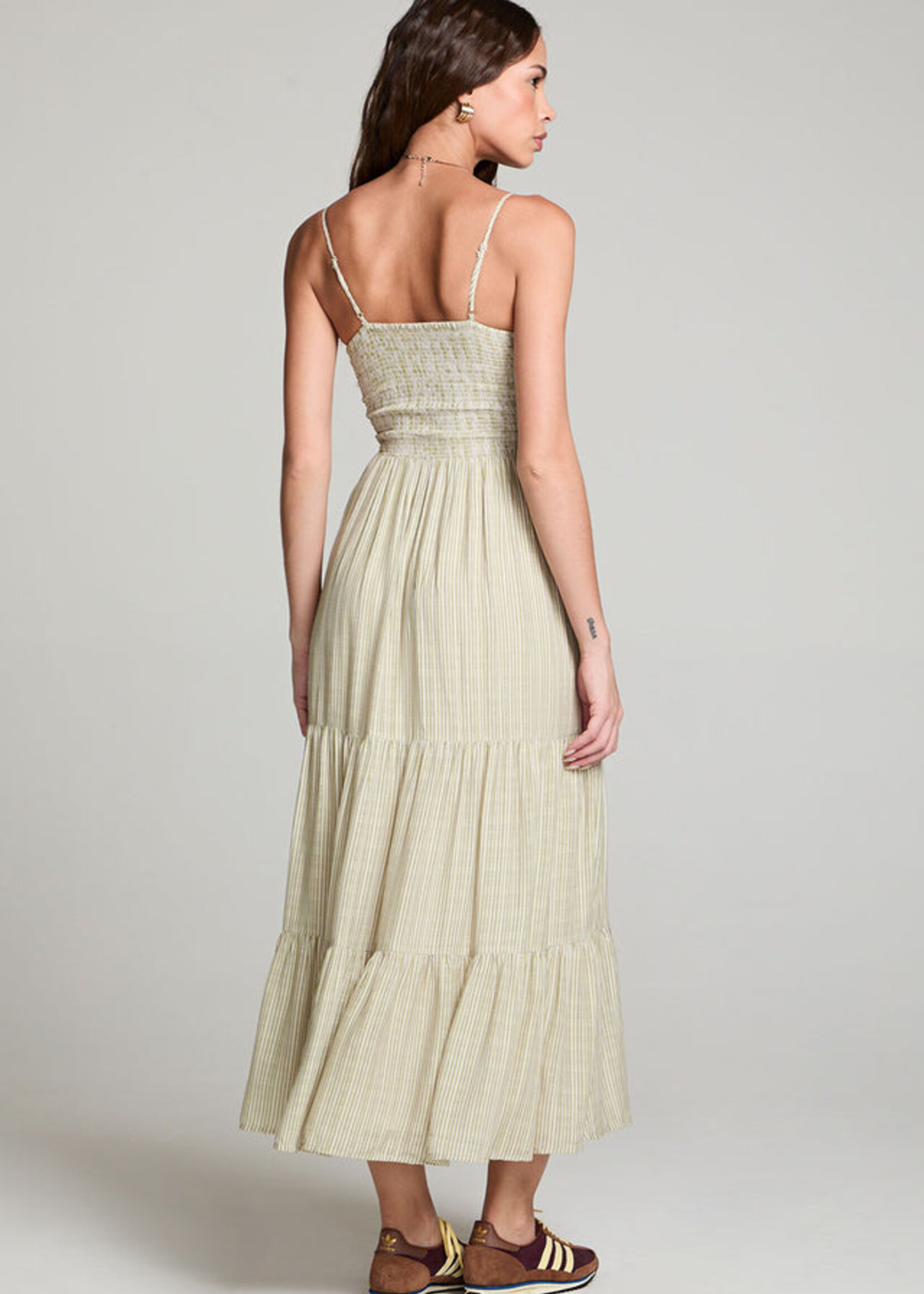 Saltwater Luxe Stein Midi Dress Fern