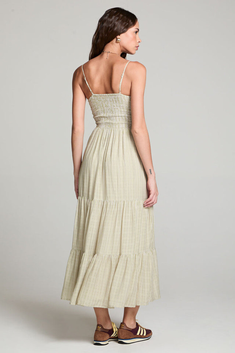 Saltwater Luxe Stein Midi Dress Fern