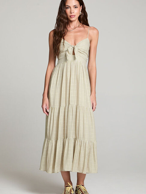 Saltwater Luxe Stein Midi Dress Fern