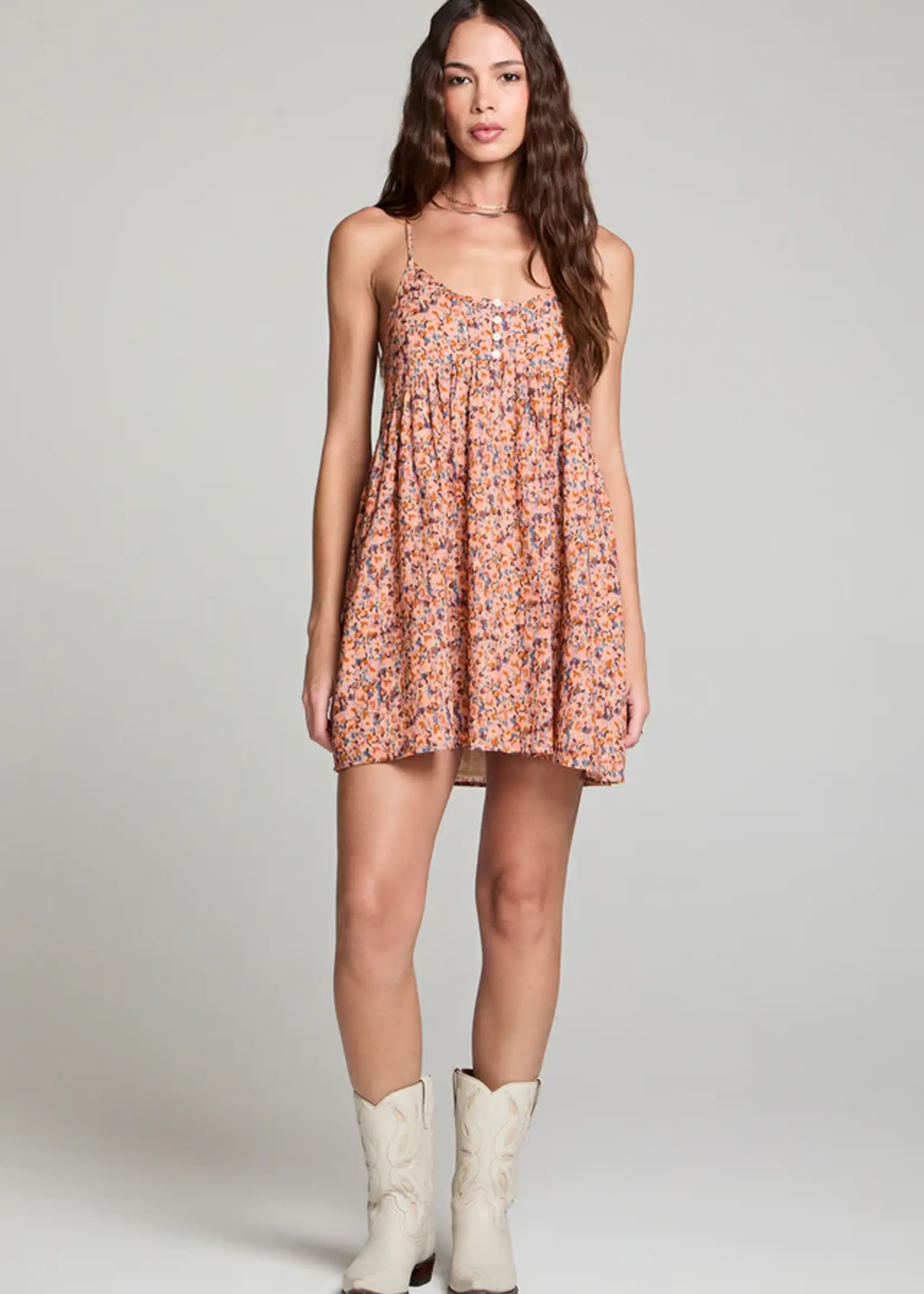 Saltwater Luxe Izabelle Mini Dress Sunrise