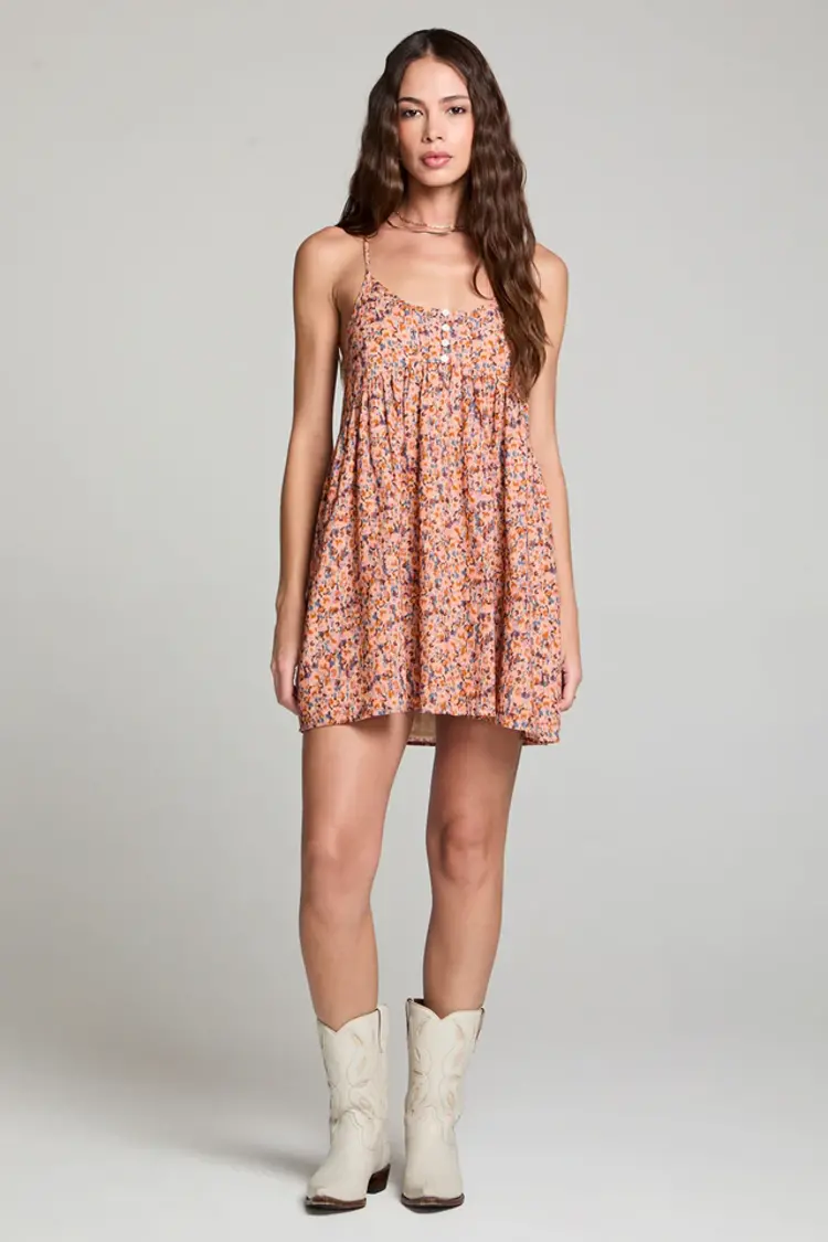 Saltwater Luxe Izabelle Mini Dress Sunrise