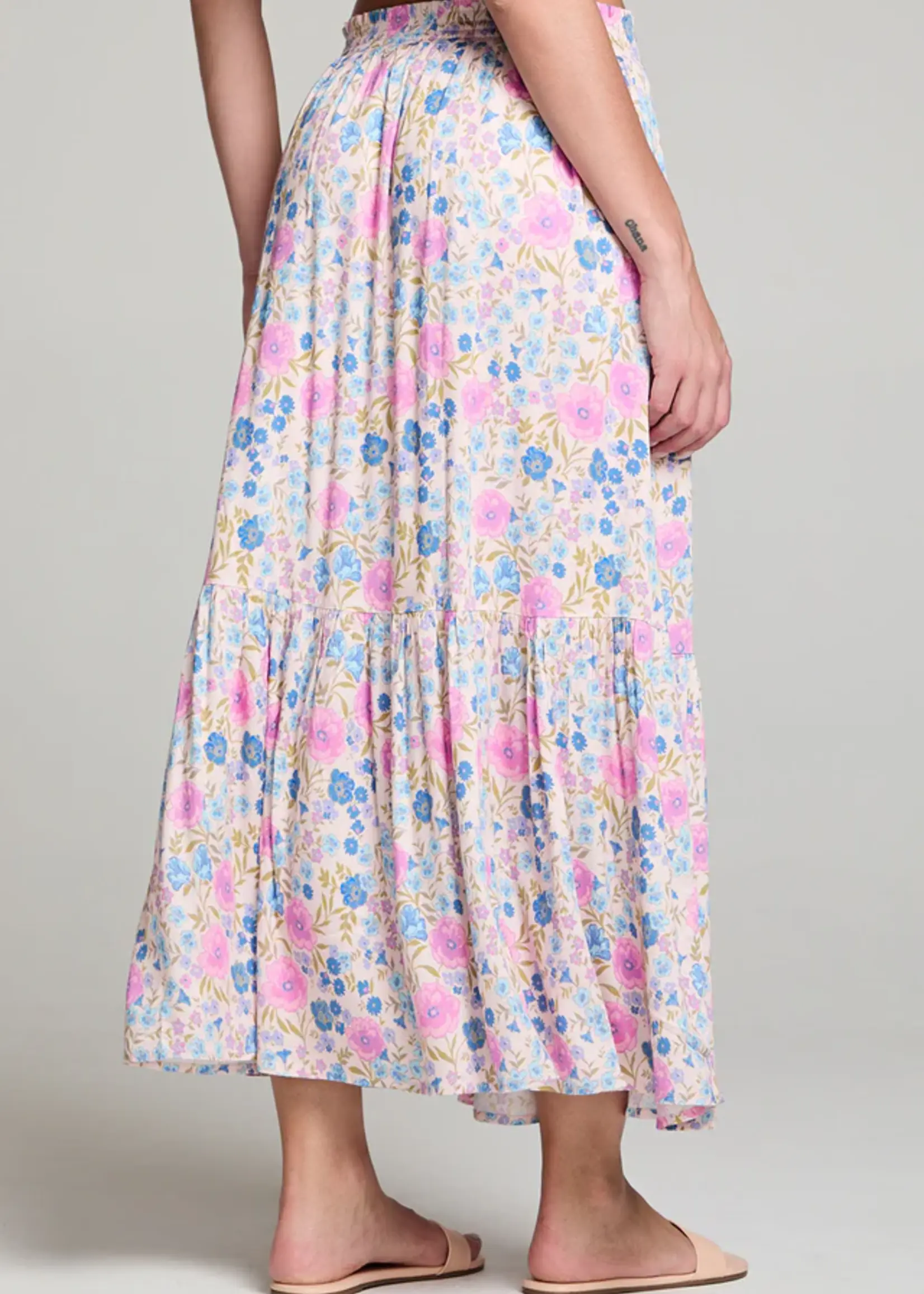 Saltwater Luxe Dagny Midi Skirt Multi