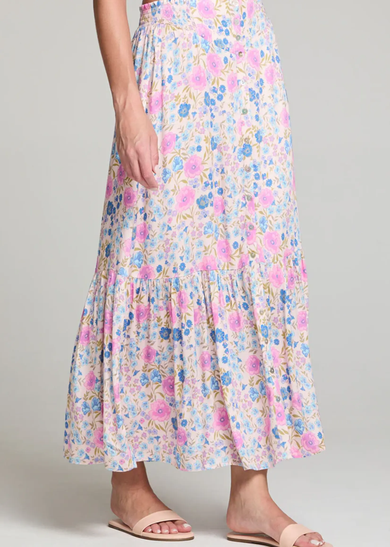 Saltwater Luxe Dagny Midi Skirt Multi