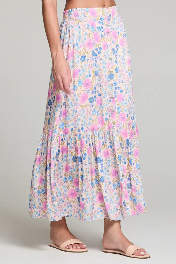 Saltwater Luxe Dagny Midi Skirt Multi