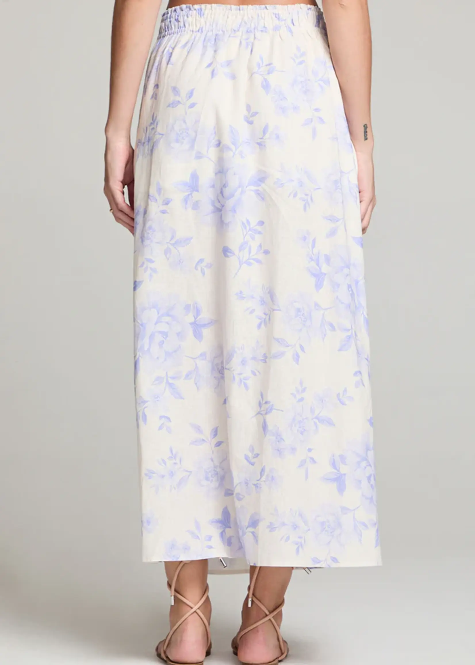 Saltwater Luxe Ida Midi Skirt Bluebell