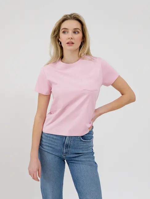 brunette the label Core Tee w Pocket