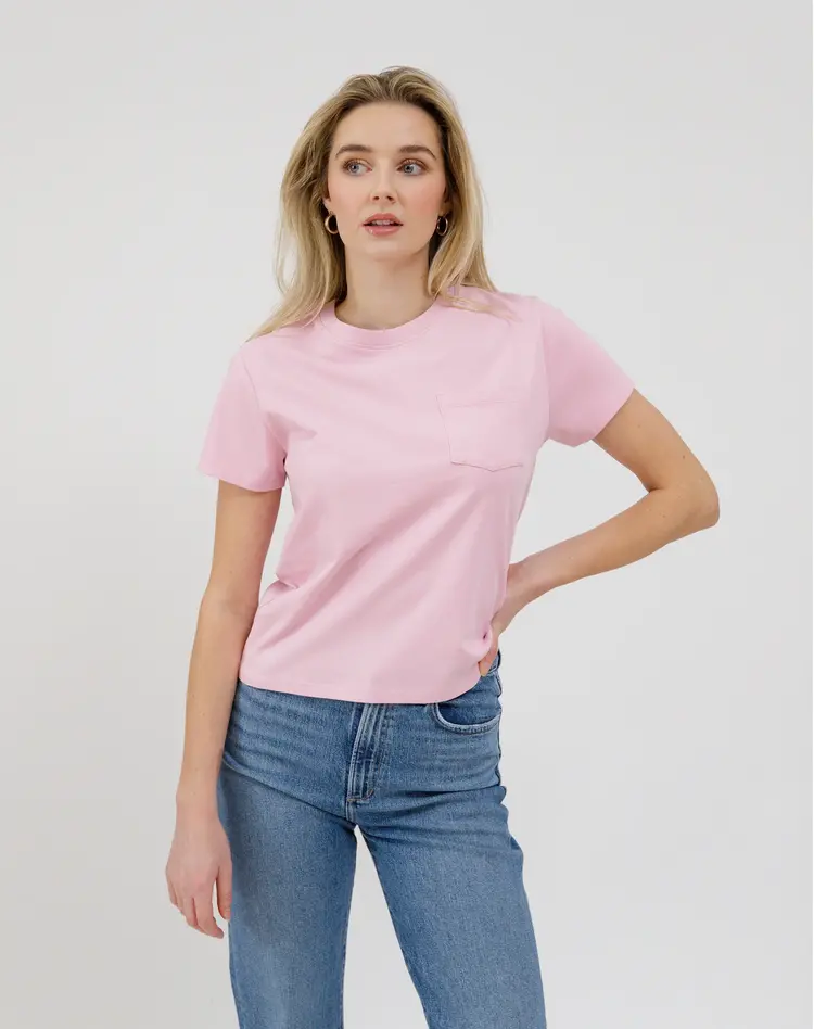 brunette the label Core Tee w Pocket