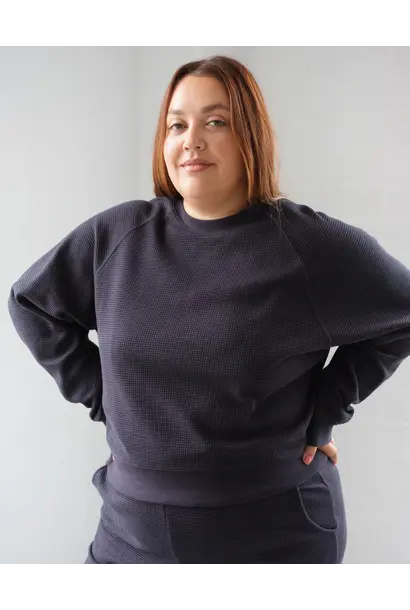 Waffle Raglan Top