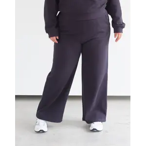 Waffle Wide Leg Pants