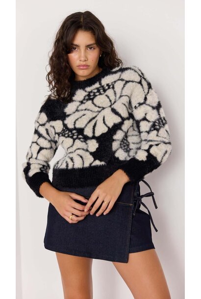 Eden Intarzia Knit Sweater