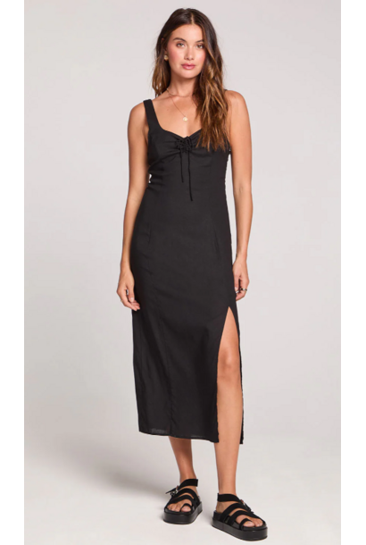 Woven Tank Midi Dress