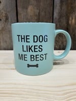 About Face Designs The Dog Likes Me Best Mug