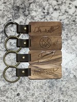 Katie Young Wooden TN Keychains
