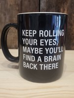 About Face Designs Rolling Your Eyes Mug
