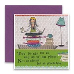 Curly Girl Design Clutter card