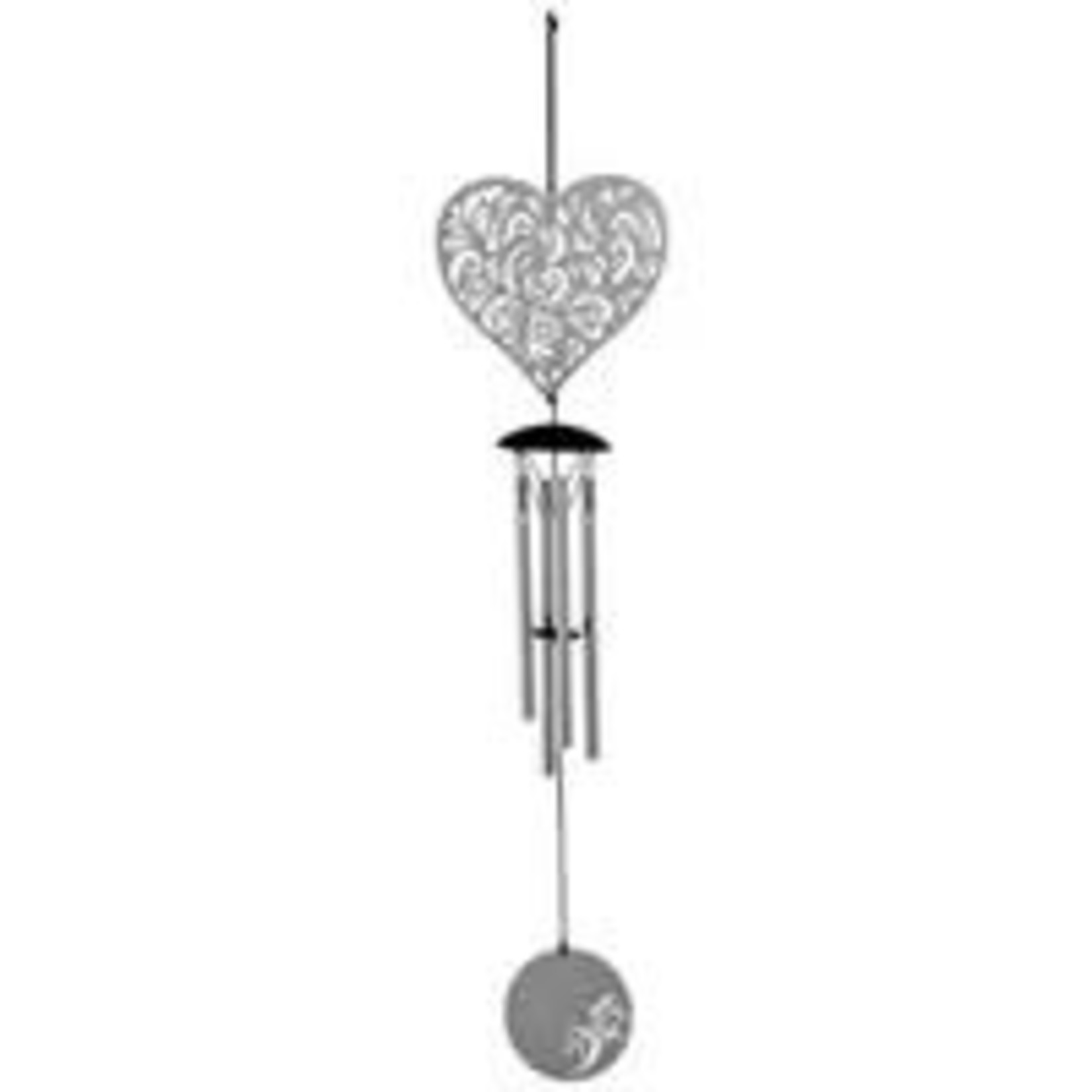 Woodstock Wind Chimes Flourish Chime Heart