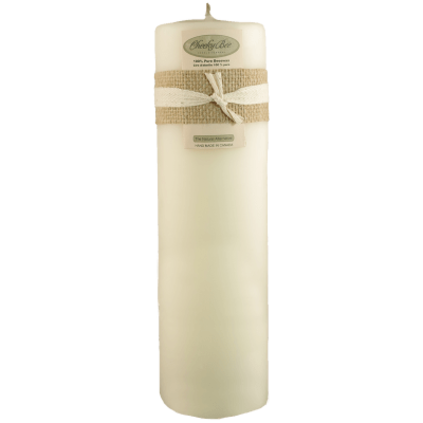 Cheeky Bee Candles Pillar Candle Ivory 3x11