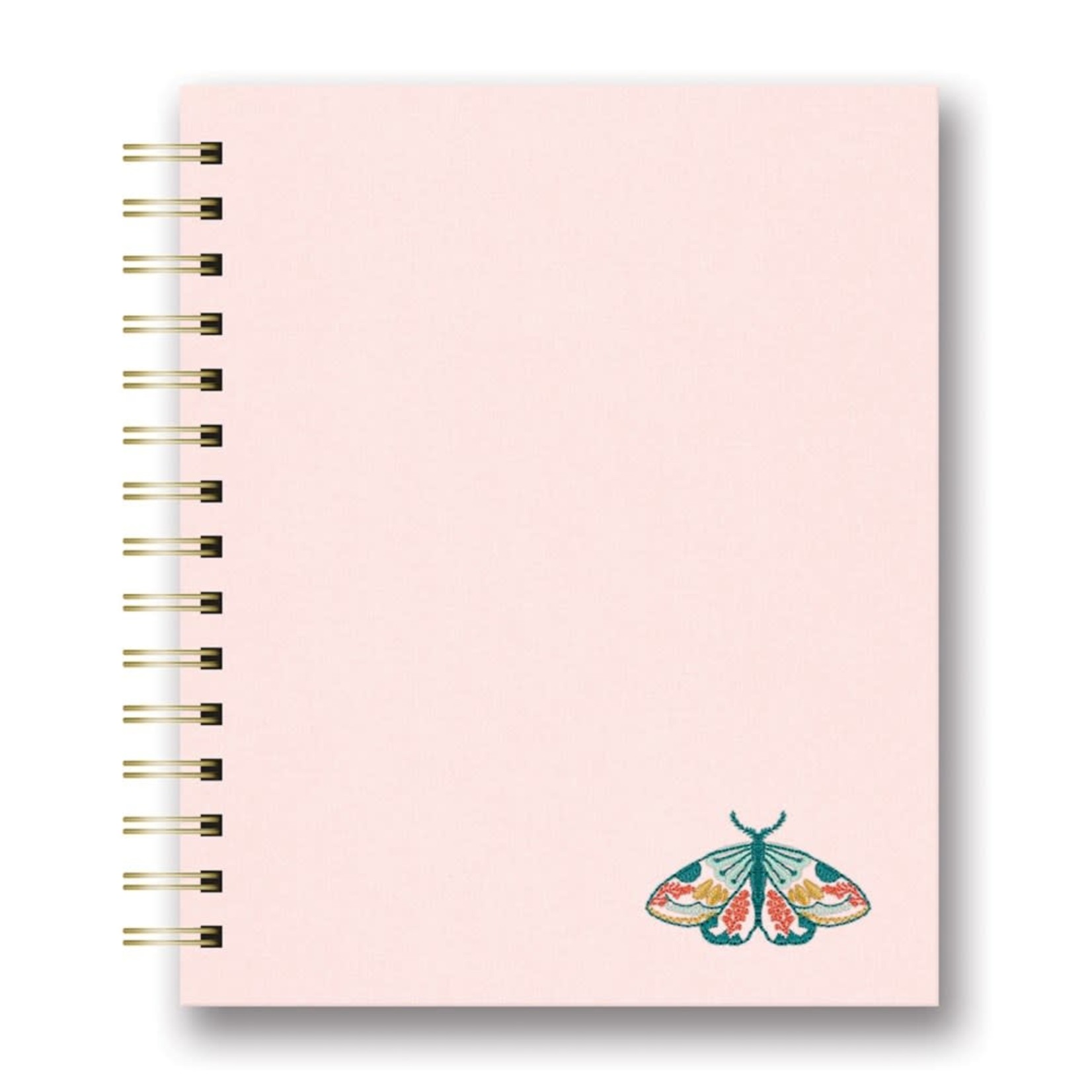 Floral Moth Notebook