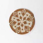Hand Woven Trivet- Kaleidoscope- Tea