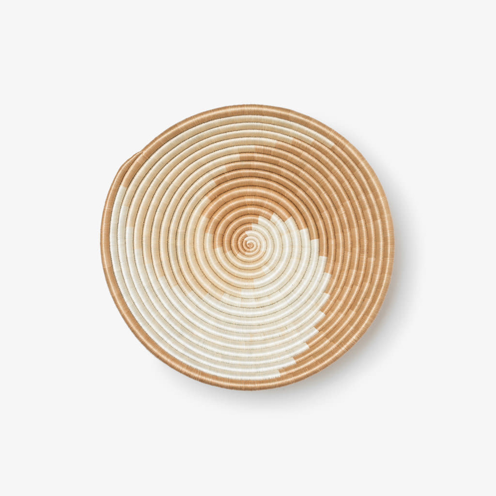 Zera Bowl- White & Tea- 12"