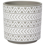 Danica Planter Spark Gray/White LG